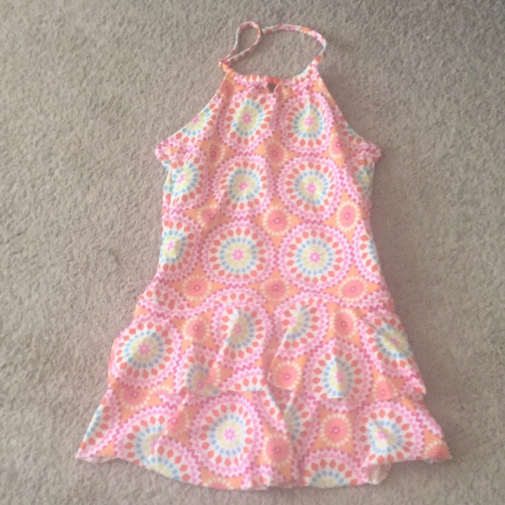 Lands end girls one piece swimsuit